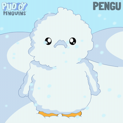 Cartoon Penguin With Name Pengu GIF