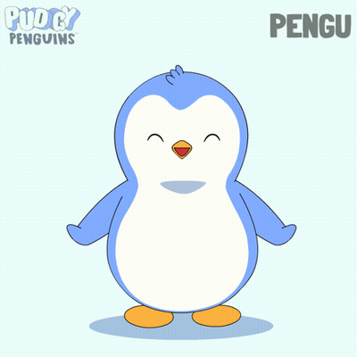 Cartoon Penguin With Name Pengu GIF