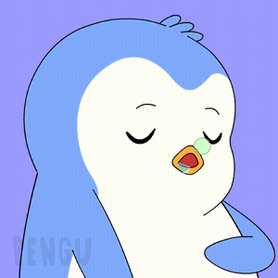 Cartoon Penguin With Tear GIF