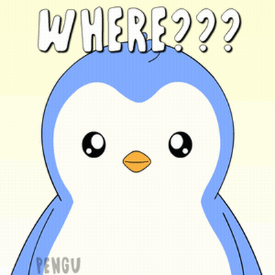 Cartoon Penguin With Words GIF