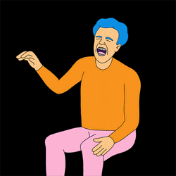 Cartoon People Chuckle GIF