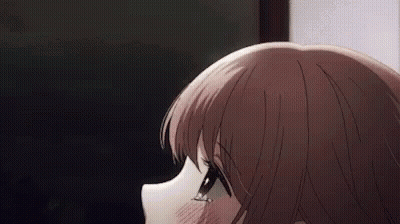 Cartoon Person Blowing Hearts Kiss Night Night GIF