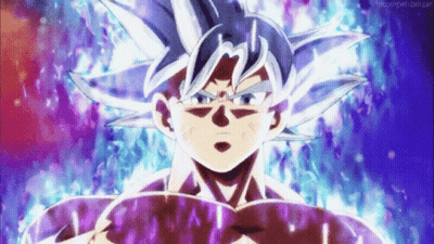 Cartoon Person Face Close Up Purple Background GIF