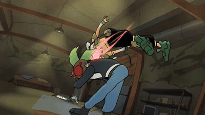Cartoon Person Holding Cane With Letter S GIF