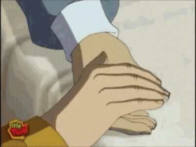Cartoon Person Holding Hand With Teletoon Logo GIF