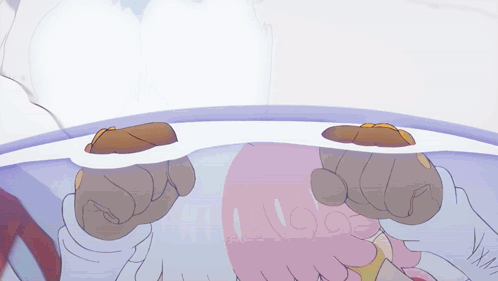 Cartoon Person Holding Paper That Says I Love You GIF