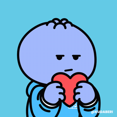 Cartoon Person Holding Paper With Triangle Logo GIF
