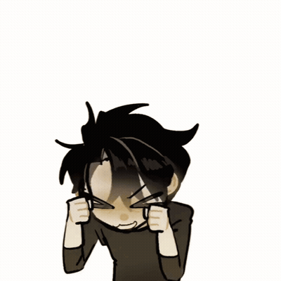 Cartoon Person Holding Up Fist Smiling GIF