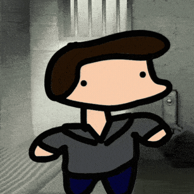 Cartoon Person In Hoodie GIF