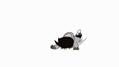 Cartoon Person Jumping In Air GIF
