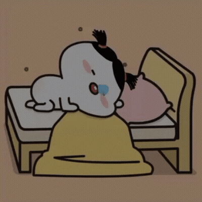Cartoon Person Laying In Bed GIF