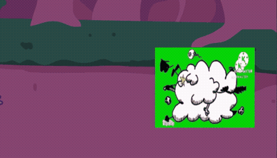 Cartoon Person Laying On Purple Background GIF