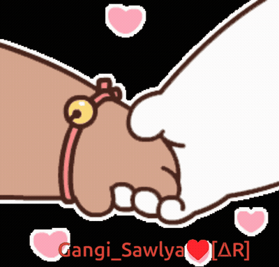 Cartoon Person Shaking Hands Gangi Sawlya GIF