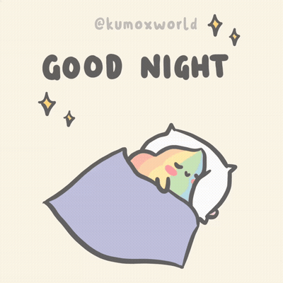 Cartoon Person Sleeping Good Night GIF