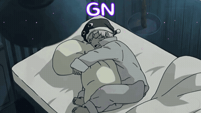 Cartoon Person Sleeping With Gn Above GIF
