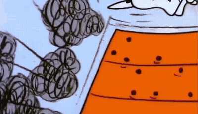 Cartoon Person Standing Next To Orange Boxes GIF