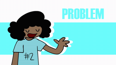 Cartoon Person Wearing #2 T-Shirt GIF
