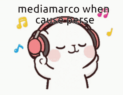 Cartoon Person Wearing Headphones Mediamarco GIF