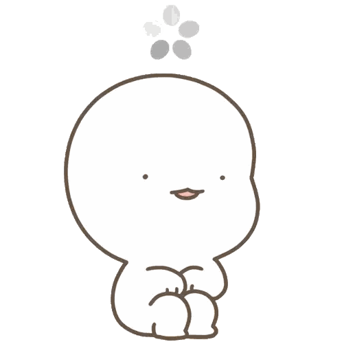 Cartoon Person With Flower Head Sticker