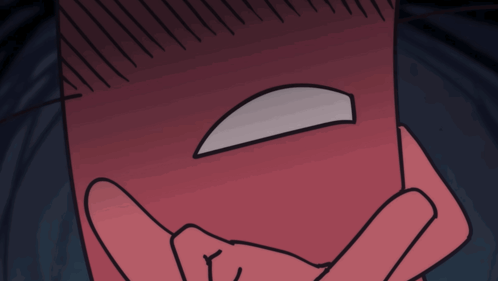 Cartoon Person With Surprised Face GIF