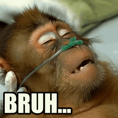 Cartoon Person With Thermometer In Mouth GIF