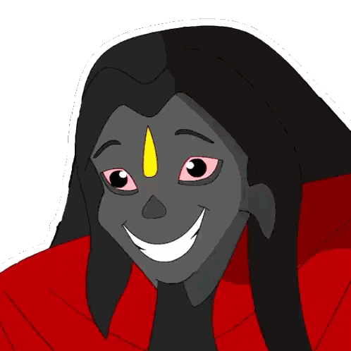Cartoon Person With Yellow Nose Sticker