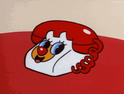 Cartoon Phone Ringing  GIF