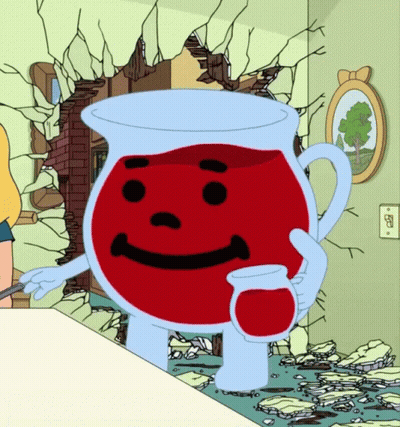 Cartoon Pitcher Of Ketchup With Face GIF