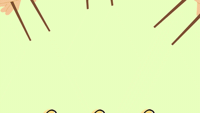Cartoon Plate Of Dumplings With Chopsticks GIF
