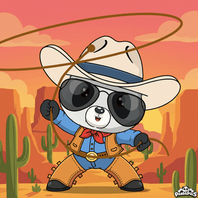 Cartoon Playing With Rope Eyes Closed GIF
