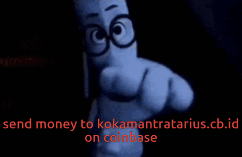 Cartoon Pointing At Camera Saying Send Money To Kokamantratarius.cb.i GIF