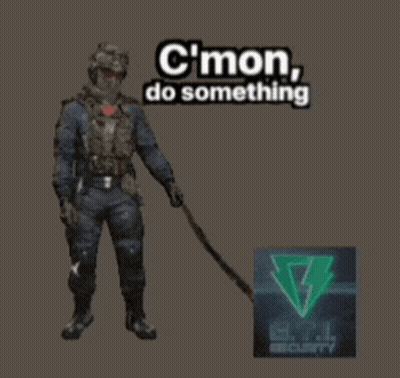 Cartoon Pointing At Purple Object Saying Come On Do Something GIF
