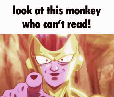 Cartoon Pointing At Someone Who Can't Read GIF