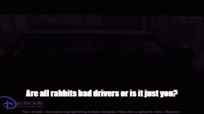 Cartoon Police Car Are All Rabbits Bad Drivers Or Is It Just You GIF