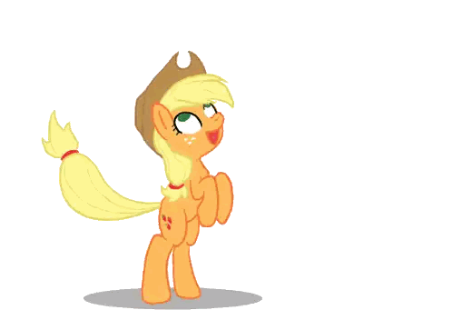 Cartoon Pony Doing Handstand With Cowboy Hat Sticker