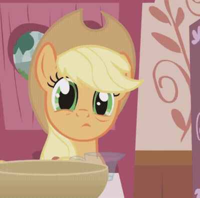 Cartoon Pony With Cowboy Hat And Bowl GIF