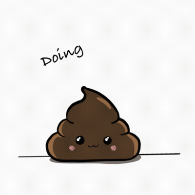 Cartoon Poop Saying Poopin GIF