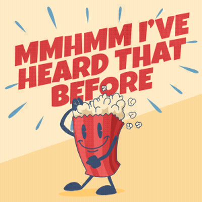 Cartoon Popcorn Box With Arms And Legs GIF