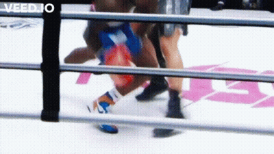 Cartoon Pressing Red Block Button GIF