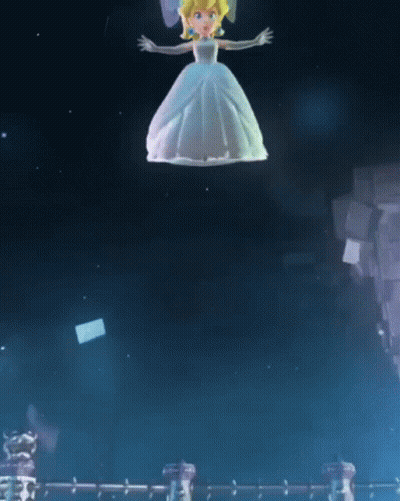 Cartoon Princess Flying GIF