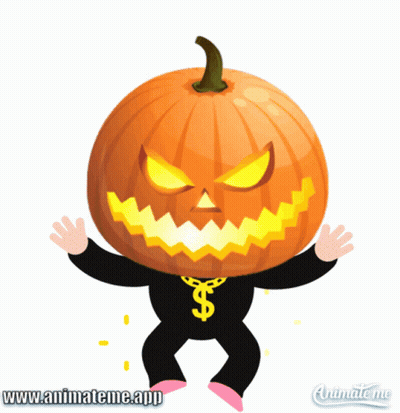 Cartoon Pumpkin With Animateme GIF