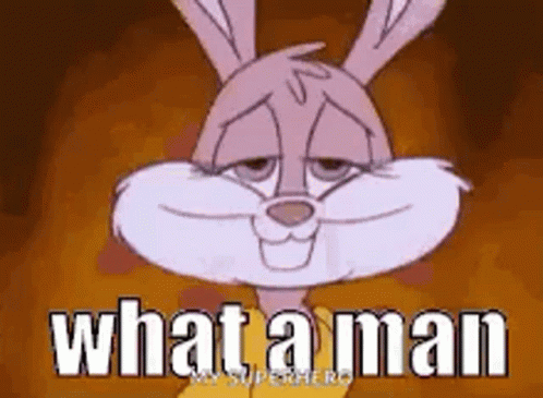 Cartoon Rabbit Asking What GIF