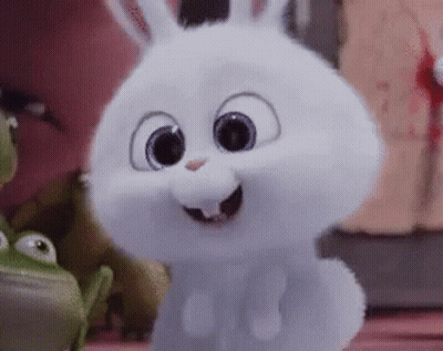 Cartoon Rabbit From Secret Life Of Pets GIF