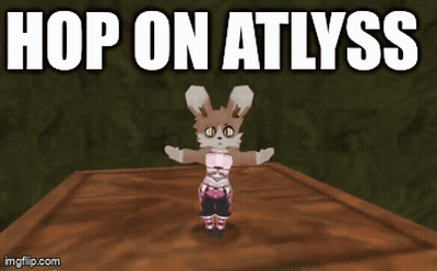 Cartoon Rabbit Hop On Atlyss GIF
