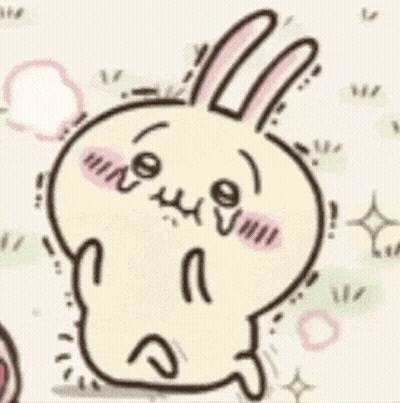Cartoon Rabbit Making Funny Face GIF