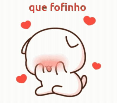 Cartoon Rabbit Saying Que Fofinho
