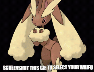 Cartoon Rabbit Screenshot This GIF To Select Your Waifu GIF