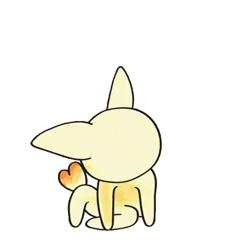 Cartoon Rabbit Surrounded By Question Marks Sticker