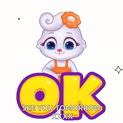 Cartoon Rabbit With Flower Giving Thumbs Up GIF