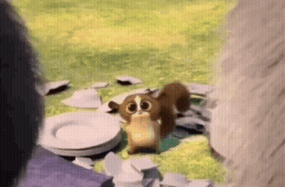 Cartoon Rabbit With Flower Thumbs Up GIF